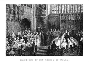 Marriage of the Prince of Wales, St Georges Chapel, Windsor on 10 March 1863, (1899) Marriage of the Prince of Wales, St Georges Chapel, Windsor on 10 March 1863, (1899)