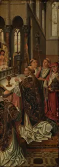 Renaissance Artwork Prints: The Mass of St Gregory, c1505. Creator: Master of the Morrison Triptych