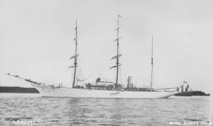 The Three Masted Auxiliary Barque Apache Print