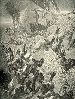 A Matabele Raid in Mashonaland, 1900 Print by William Small