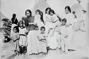 Black And White Photos 1910s Prints: Mathilde Martinez & children, between c1910 and c1915. Creator: Bain News Service