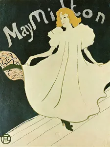 May Milton, 1895. Artist: Henri de Toulouse-Lautrec May Milton, 1895. Artist: Henri de Toulouse-Lautrec