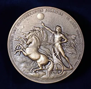 Medal commemorating Pierre Janssen and Norman Lockyer, French and English astronomers Medal commemorating Pierre Janssen and Norman Lockyer, French and English astronomers