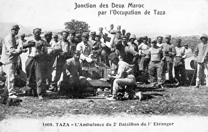 Medical staff of the 2nd battalion French Foreign Legion, Taza, Morocco, 1904 Medical staff of the 2nd battalion French Foreign Legion, Taza, Morocco, 1904