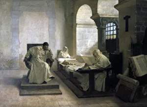 The Men of the Inquisition, 1889. Artist: Jean-Paul Laurens The Men of the Inquisition, 1889. Artist: Jean-Paul Laurens