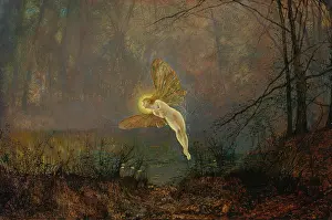 Norse Mythology Illustrations Prints: Midsummer Night or Iris, 1876. Creator: Grimshaw, John Atkinson (1836-1893)