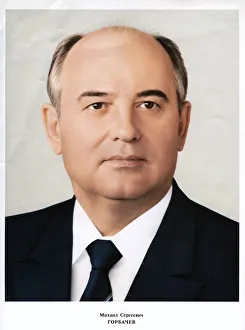 Mikhail Gorbachev, leader of the Soviet Union, 1985 Mikhail Gorbachev, leader of the Soviet Union, 1985
