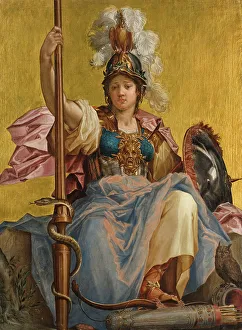 Female Warrior Art Prints: Minerva. Creator: Johan Sylvius