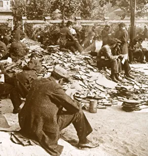 Print of Mobilisation at Paris Barracks, circa 1914