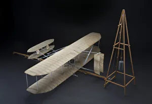 National Air And Space Museum Artifacts Prints: Model, Static, 1905 Wright Flyer, 1953. Creator: Joseph D. Fallo