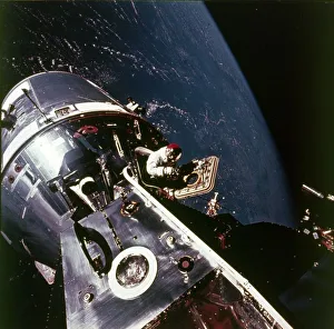 David Scott Emerging from Apollo 9 Spacecraft, March 1969 Print