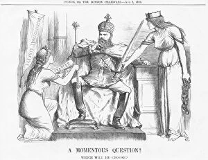 Alexander Alexandrovich Romanov Collection: A Momentous Question!, 1883. Artist: Joseph Swain