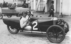 National Motor Museum Exhibits Prints: Morgan, E. B. Ware, Brooklands 1924. Creator: Unknown