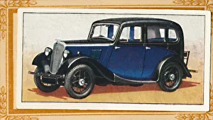 Classic Car Illustration Prints: Morris Eight Saloon, c1936