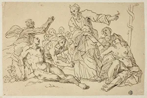 Biblical Art Prints: Moses and the Brazen Serpent, n.d. Creator: Unknown