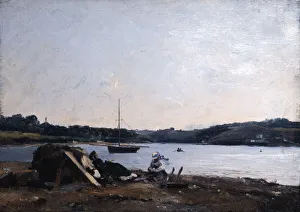 Mouth of the River, 1868. Artist: Emmanuel Lansyer Mouth of the River, 1868. Artist: Emmanuel Lansyer