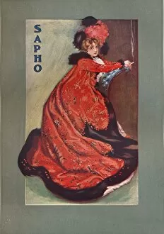 A W Penrose Collection: Mrs Olga Nethersole in Sapho, c1900