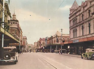 Murray Street Print, c1947, Black and White Photograph