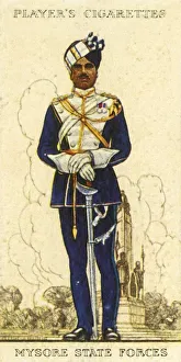 British Indian Army Regiments Prints: Mysore State Forces, 1936. Creator: Unknown