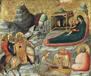 The Nativity and other Episodes from the Childhood of Christ. Artist: Pietro da Rimini (active ca 1330) The Nativity and other Episodes from the Childhood of Christ. Artist: Pietro da Rimini (active ca 1330)