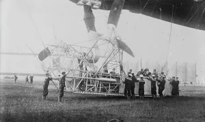 Bain News Service Archives Prints: Naval Airship, Parseval, between c1910 and c1915. Creator: Bain News Service