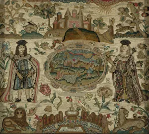 English Heritage Art Prints: Needlework, England, 1698. Creator: Unknown