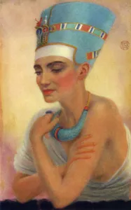 Nefertiti, Ancient Egyptian queen of the 18th dynasty, 14th century BC (1926) Nefertiti, Ancient Egyptian queen of the 18th dynasty, 14th century BC (1926)
