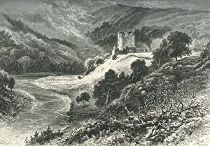 Scottish Borders Castles Prints: Neidpath Castle, c1870
