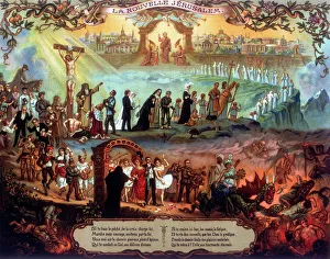 Print of The New Jerusalem, c1900