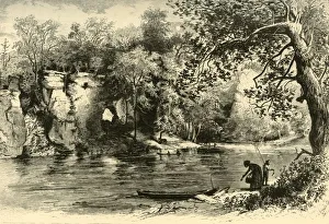 New River at Egglestons Springs, 1872. Creator: William Ludwell Sheppard New River at Egglestons Springs, 1872. Creator: William Ludwell Sheppard