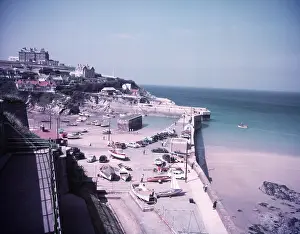 British Coastal Landscapes Prints: Newquay Harbour, Cornwall, c1955. Creator: Arthur Charles Kirby Ware