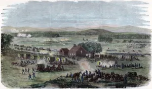Night of the Battle Cedar Mountain, Culpeper County, Virginia, American Civil War, 9 August 1862. Artist: Unknown Night of the Battle Cedar Mountain, Culpeper County, Virginia, American Civil War, 9 August 1862. Artist: Unknown