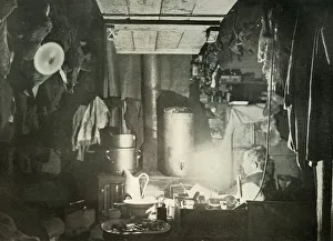 Nimrod Expedition History Prints: The Night-Watchman, c1908, (1909)