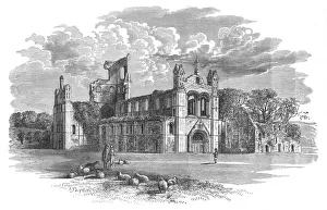 West Yorkshire Prints: From the North-West, Kirkstall Abbey Print (c1880, 1897)