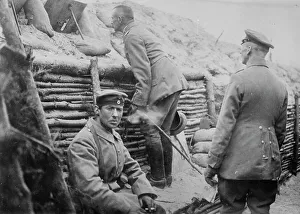 World War I Trench Life Prints: Observation from German Trenches, between c1910 and c1915. Creator: Bain News Service