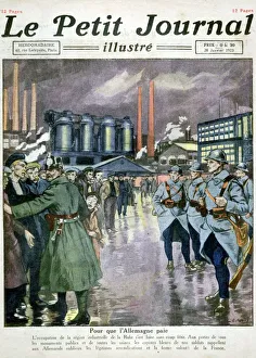 The occupation of the Ruhr by France and Belgium troops, 1923 The occupation of the Ruhr by France and Belgium troops, 1923