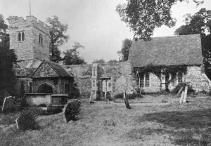 The old church, Chingford, Essex, 1924-1926. Artist: Unknown The old church, Chingford, Essex, 1924-1926. Artist: Unknown