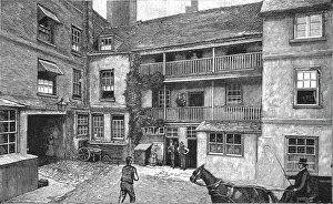 The Old Garter Inn Print, Windsor, 1890
