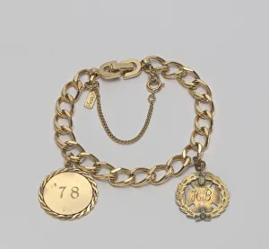 African American Cultural Heritage Objects Prints: Omega Psi Phi Colonel Charles E. Young Service medal and bracelet, 1934; 1978