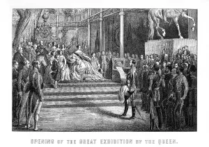 Opening of the Great Exhibition by Queen Victoria, Hyde Park, London, 1 May 1851, (1899) Opening of the Great Exhibition by Queen Victoria, Hyde Park, London, 1 May 1851, (1899)
