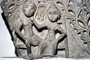 Orpheus and Euridyce, Beni-Souef, Egypt, 3rd century Orpheus and Euridyce, Beni-Souef, Egypt, 3rd century