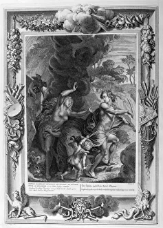 Bernard Picart Engravings Prints: Orpheus, leading Eurydice out of Hell