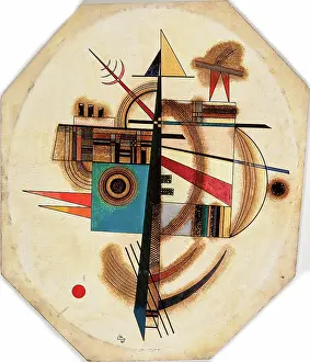 Modern Fine Art Images Prints: Oval No 2, 1925. Creator: Kandinsky, Wassily Vasilyevich (1866-1944)