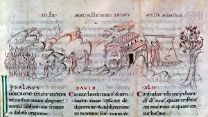 Page from a psalter, first half of 11th century Page from a psalter, first half of 11th century