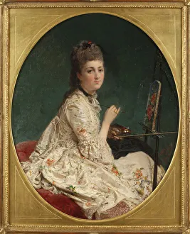 Genre Oil Paintings Prints: The painter