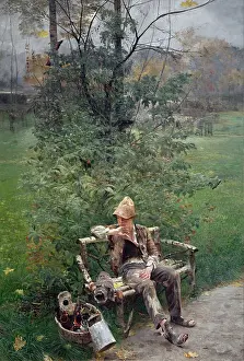 Symbolist Art Movement Prints: A Painter's Apprentice, 1890