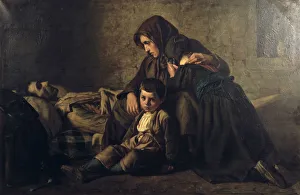 Painting, title unknown, mid 19th century. Artist: Jean Pierre Alexandre Antigna Painting, title unknown, mid 19th century. Artist: Jean Pierre Alexandre Antigna