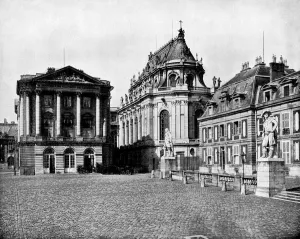 Palace of Versailles, France, 1893.Artist: John L Stoddard Palace of Versailles, France, 1893.Artist: John L Stoddard