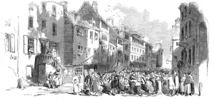 Palm Sunday in Spitalfields, 1844. Creator: Unknown Palm Sunday in Spitalfields, 1844. Creator: Unknown