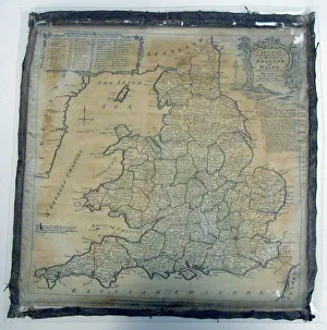 English Heritage Art Gallery Prints: Panel (Map), England, 1784. Creator: Unknown